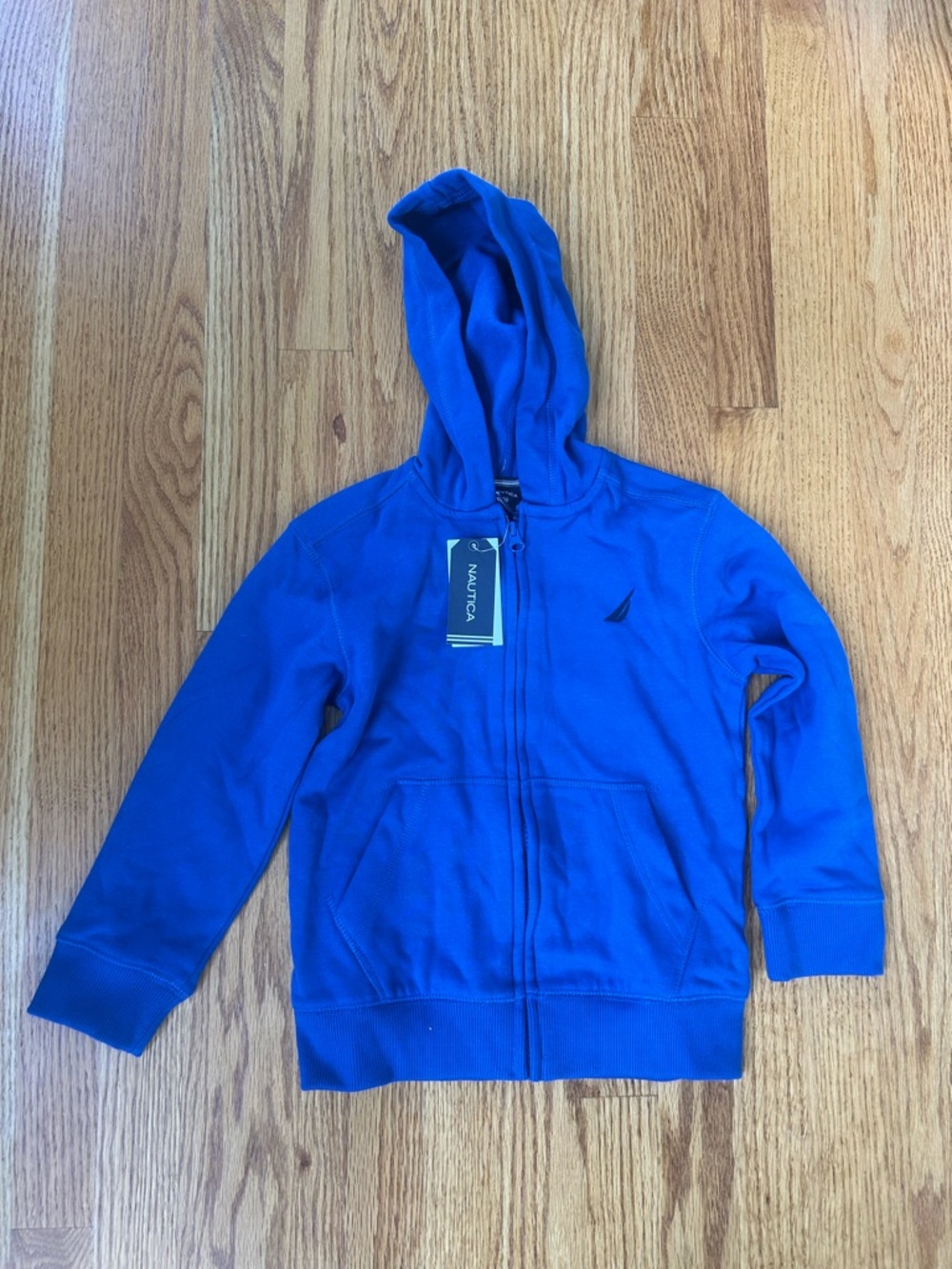 Nautica Royal Blue Kids' Hooded Zip Jacket